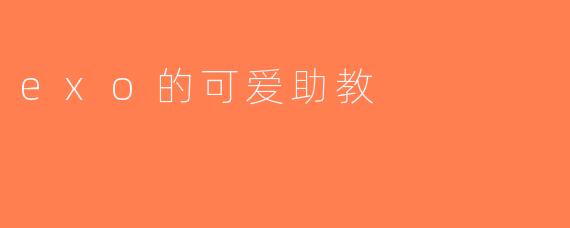 exo的可爱助教