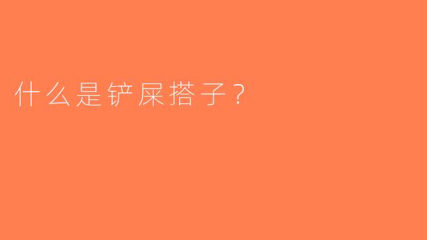 什么是铲屎搭子？