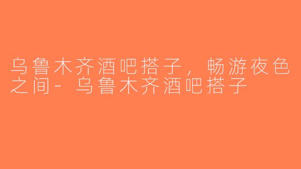 乌鲁木齐酒吧搭子，畅游夜色之间-乌鲁木齐酒吧搭子