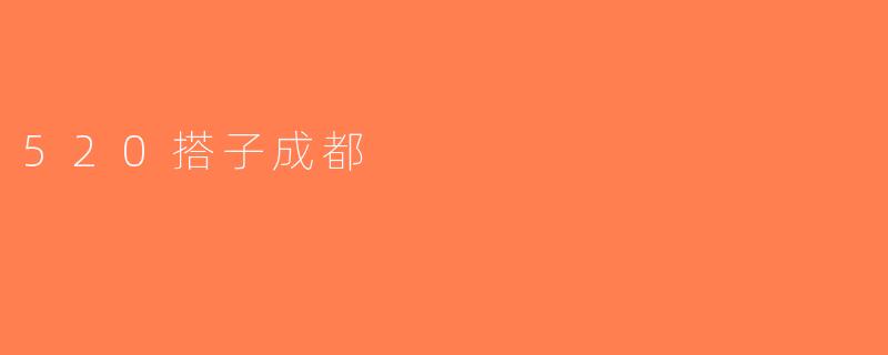 520搭子成都