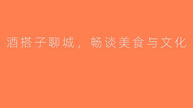 酒搭子聊城，畅谈美食与文化