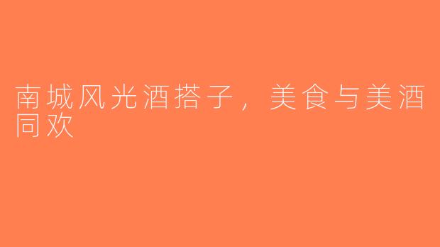 南城风光酒搭子,美食与美酒同欢