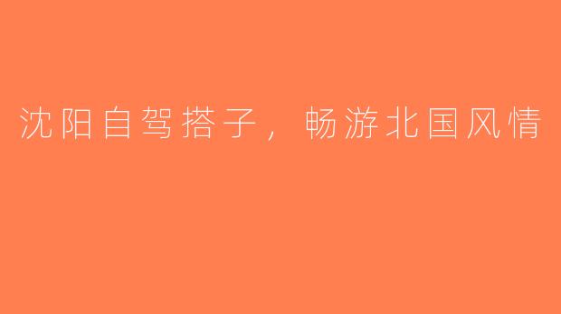 沈阳自驾搭子，畅游北国风情