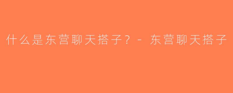 什么是东营聊天搭子？-东营聊天搭子