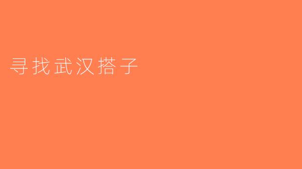寻找武汉搭子