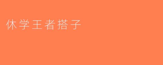 休学王者搭子