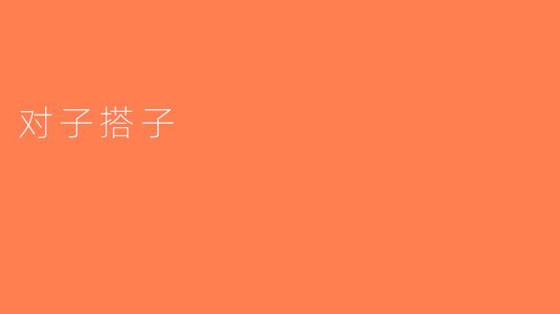 对子搭子