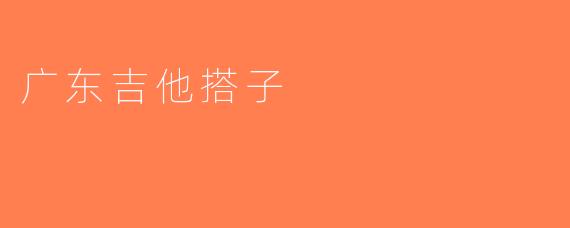 广东吉他搭子