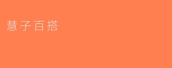 慧子百搭