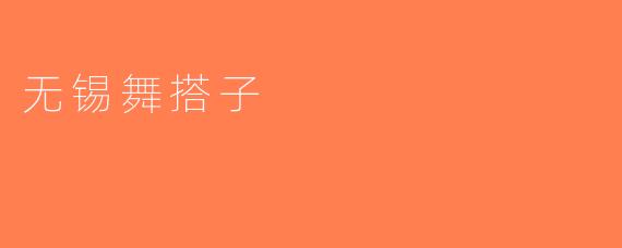 无锡舞搭子
