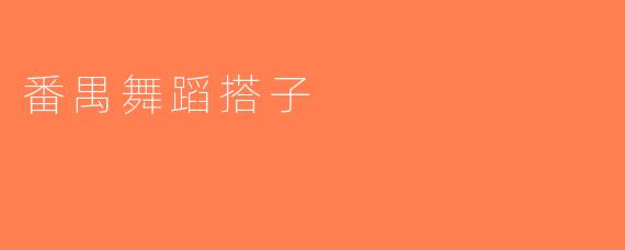 番禺舞蹈搭子