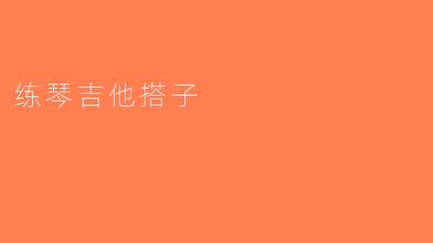 练琴吉他搭子