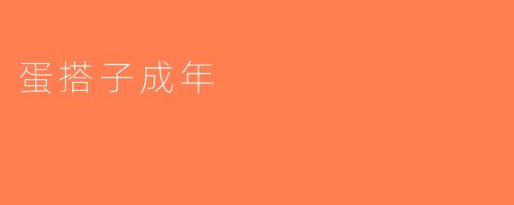 蛋搭子成年