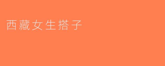 西藏女生搭子