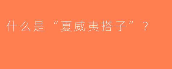什么是“夏威夷搭子”？  