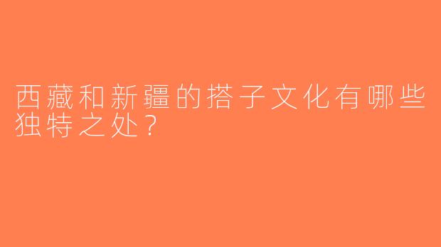 西藏和新疆的搭子文化有哪些独特之处？