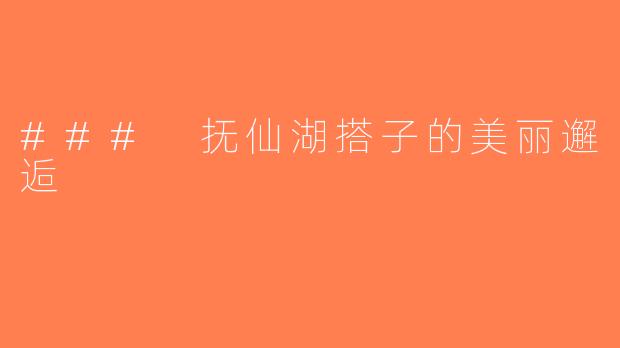 ### 抚仙湖搭子的美丽邂逅