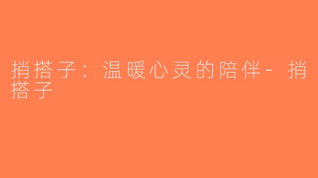 捎搭子：温暖心灵的陪伴-捎搭子