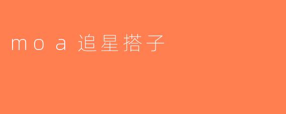 moa追星搭子
