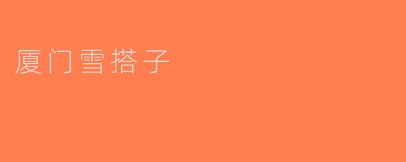 厦门雪搭子