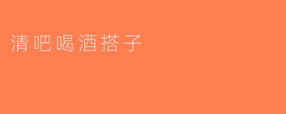 清吧喝酒搭子
