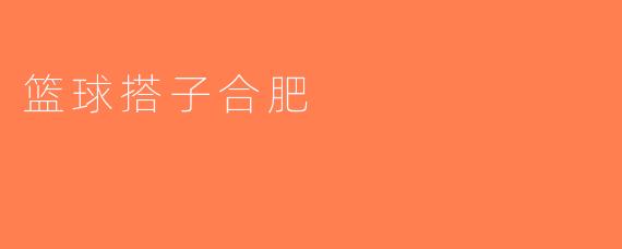 篮球搭子合肥
