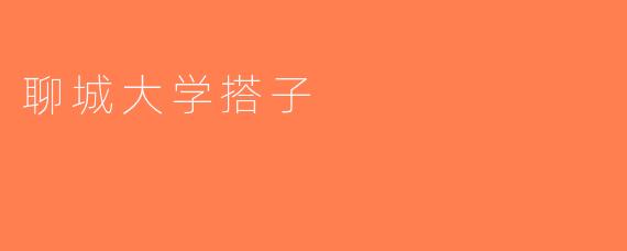聊城大学搭子