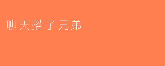 聊天搭子兄弟