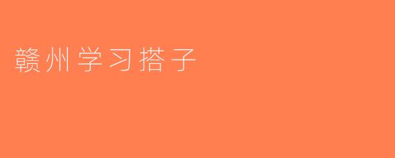 赣州学习搭子
