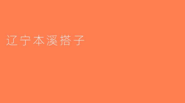 辽宁本溪搭子