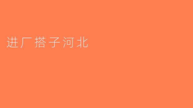 进厂搭子河北