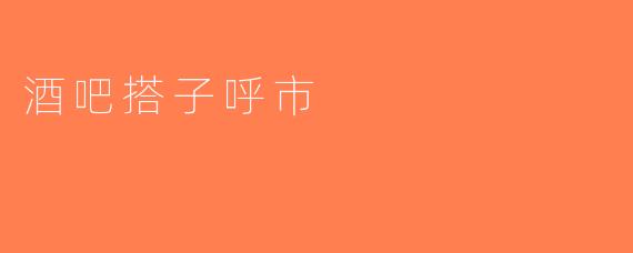 酒吧搭子呼市