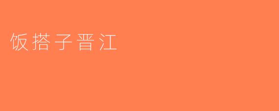 饭搭子晋江