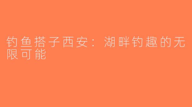 钓鱼搭子西安：湖畔钓趣的无限可能