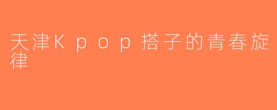 天津Kpop搭子的青春旋律