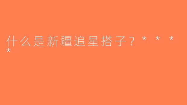 什么是新疆追星搭子？****