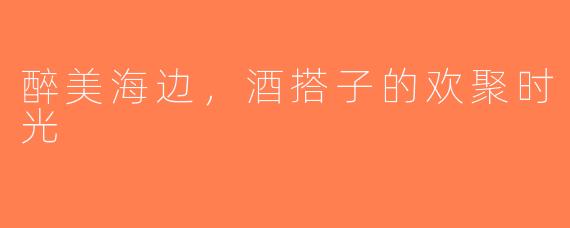 醉美海边，酒搭子的欢聚时光