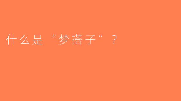 什么是“梦搭子”？  