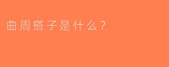 曲周搭子是什么？