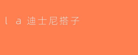 la迪士尼搭子