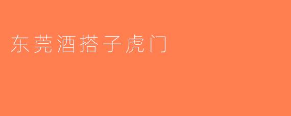 东莞酒搭子虎门