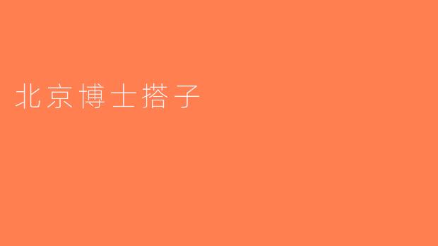 北京博士搭子
