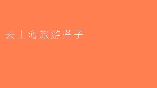 去上海旅游搭子