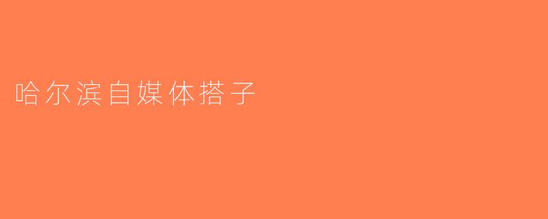 哈尔滨自媒体搭子