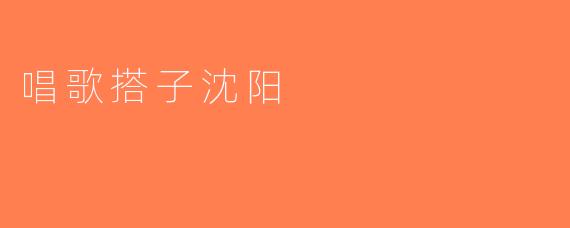 唱歌搭子沈阳