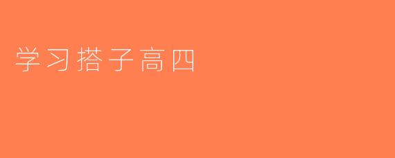 学习搭子高四