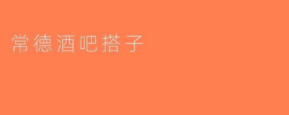 常德酒吧搭子
