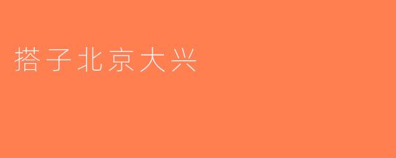 搭子北京大兴
