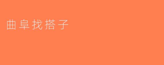 曲阜找搭子
