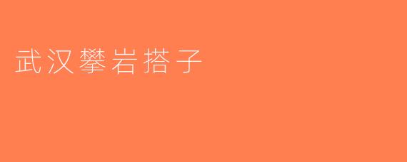 武汉攀岩搭子